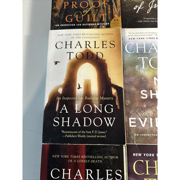 9 Charles Todd Ian Rutledge Mysteries Detective Mystery Fiction Paperback - Picture 5 of 16